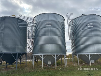 Sakundiak +/- 5000 bu 5 Ring Hopper Cassone per grano