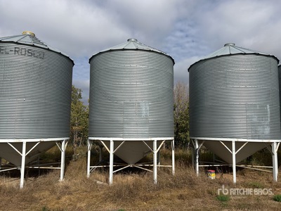 Metal Industries +/- 2000 bu 5 Ring Hopper Cassone per grano