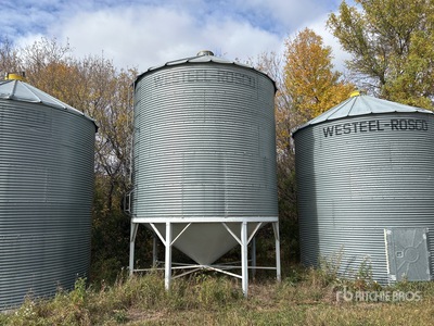 Westeel-Rosco +/- 2000 bu 5 Ring Hopper Cassone per grano