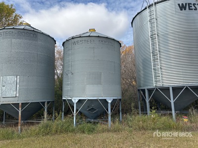 Westeel-Rosco +/- 2000 bu 5 Ring Hopper Cassone per grano