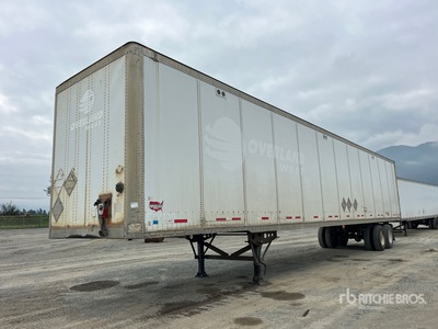 2009 Wabash 53 ft x 102 in T/A Van Trailer