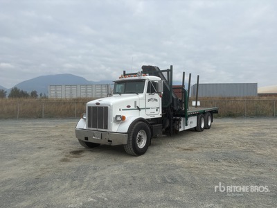 2003 Hiab 322 12000 kg Knuckle Boom on 2004 Peterbilt 357 6x4 Kranwägen