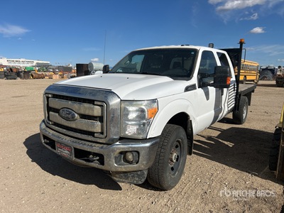 2016 Ford F-350 XLT 4x4 Crew Cab Flatbed Truck (Inoperable)