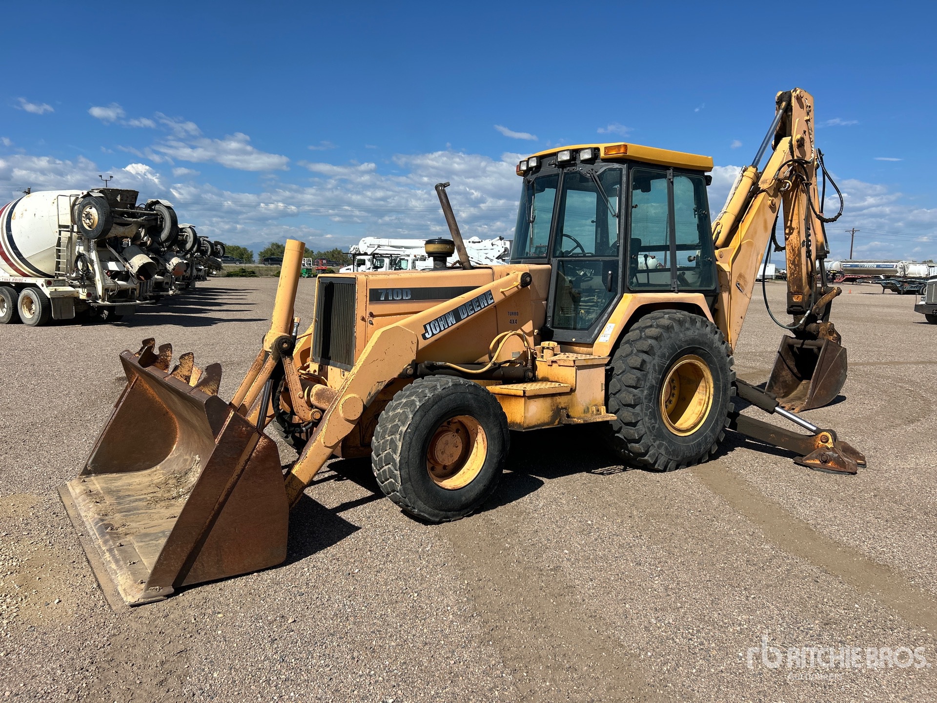 1993 John Deere 710D 4x4 Chargeuse-pelleteuse