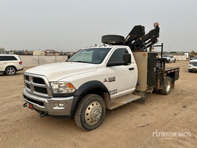 2013 Hiab 077 BS-3CLX 3350 kg Knuckle Boom on 2017 Ram 5500 4x4 Kranwägen