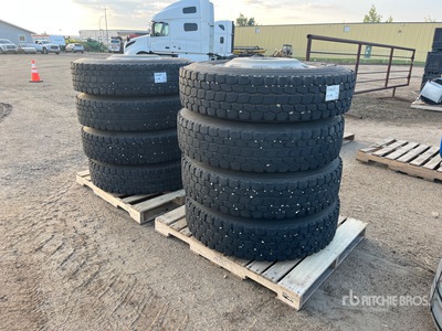 Quantity of (8) 11R24.5 Tires
