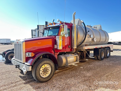 Brenner on 2013 Peterbilt 367 6x4 Vacuum Tanker Truck (Inoperable)