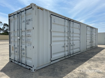 2025 40 ft High Cube Multi-Door Storage Container
