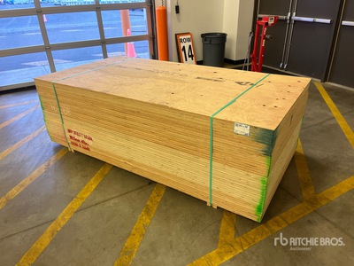 Quantity of (40) 3/4 in x 4 ft x 8 ft CSP/DFP No Stamp Plywood (Unused)