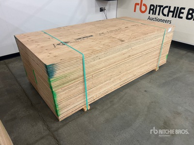 Quantity of (40) 3/4 in x 4 ft x 8 ft CSP/DFP No Stamp Plywood (Unused)