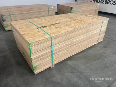 Quantity of (60) 1/2 in x 4 ft x 8 ft CSP/DFP No Stamp Plywood (Unused)