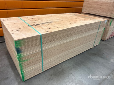 Quantity of (50) 5/8 in x 4 ft x 8 ft CSP/DFP No Stamp Plywood (Unused)