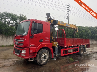 2019 XCMG SQS200 8 ton on 2021 XCMG Hanvan G5 4x2 Sleeper Pritschenwagen mit Kran