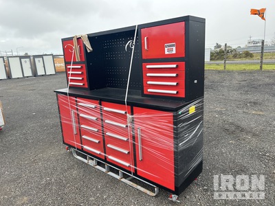 EXEQ 2220 mm 18-Drawer Workbench (Unused)