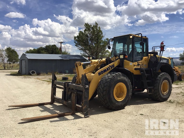 CARGADOR FRONTAL 2016 KOMATSU WA3808