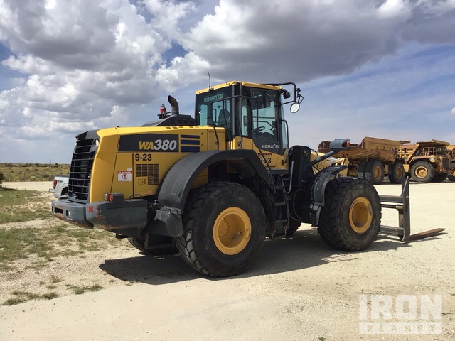 CARGADOR FRONTAL 2016 KOMATSU WA3808