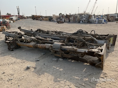 Quantity of (3) Drill Machine Boom w/ Drifter - Fits Jumbo Drills