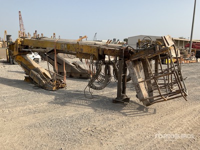 Quantity of (2) Hydralift Man Baskets w/ Boom - Fits Shotcrete Pumps