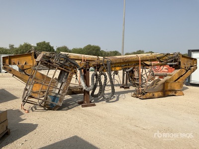 Quantity of (2) 2003 Hydralift Man Baskets w/ Boom - Fits Shotcrete Pumps