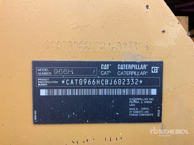 2017 Cat 966 H Pala cargadora