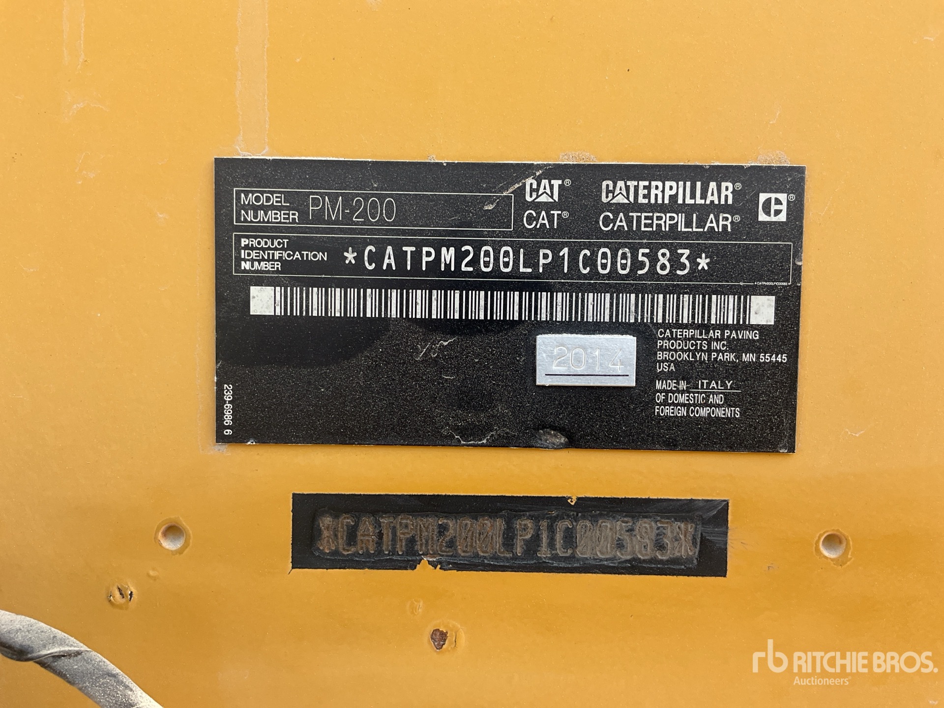 2014 Cat PM-200 Tracked Kaltfräse