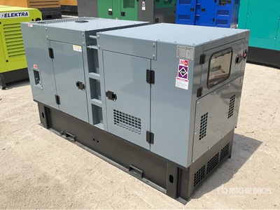 2025 Crown Power CR88 80 kVA Skid-Mounted Generator Set (Unused)