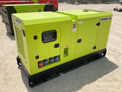 2025 Elektra EL80 80 kVA Skid-Mounted Generator Set (Unused)