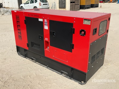 2025 Elite ELT-68/380EA 48 kVA Skid-Mounted Generator Set (Unused)