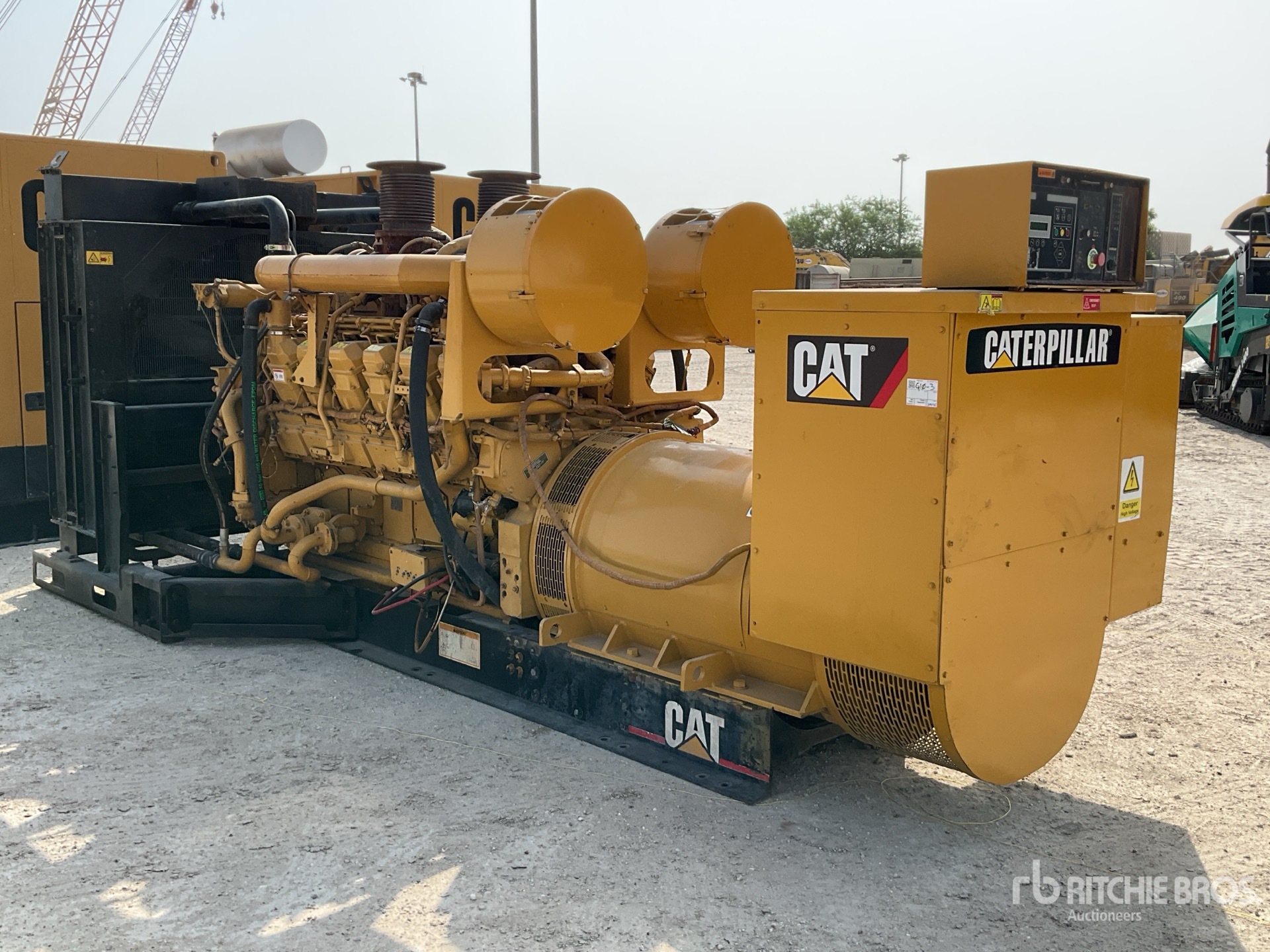 2016 Cat 3512B Skid-Mounted Generator Set