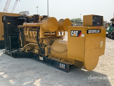 2016 Cat 3512B Skid-Mounted Generator Set