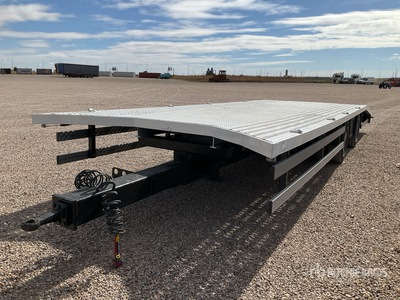 2007 Krone SDAH F ATL 20 Drawbar 2 Car Open T/A Car Carrier Trailer