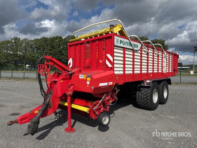 2013 Poettinger Jumbo 7210 D T/A Drawbar Silagewagen