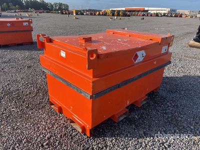 1998 Steenbergen IBC 1150 L Skid Mounted Steel Fuel Tank