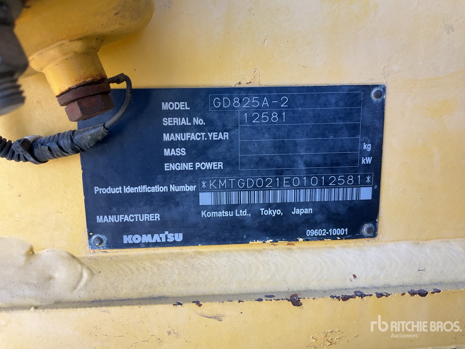 2010 Komatsu GD825A-2 Motorische Grader