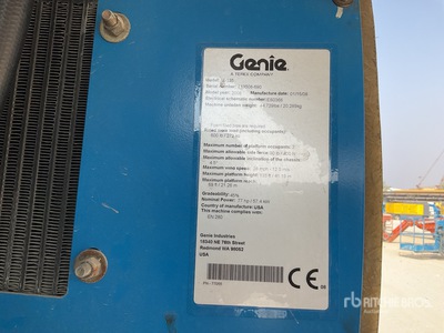 2008 Genie Z-135 4WD Diesel Articulating Boom Lift