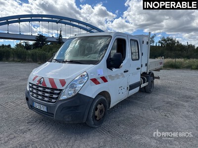 2014 Renault Master dci 125 4x2 Camion Plateau شاحنة نقل بضاعة مفتوحة حمولة خفيفة (Inoperable)
