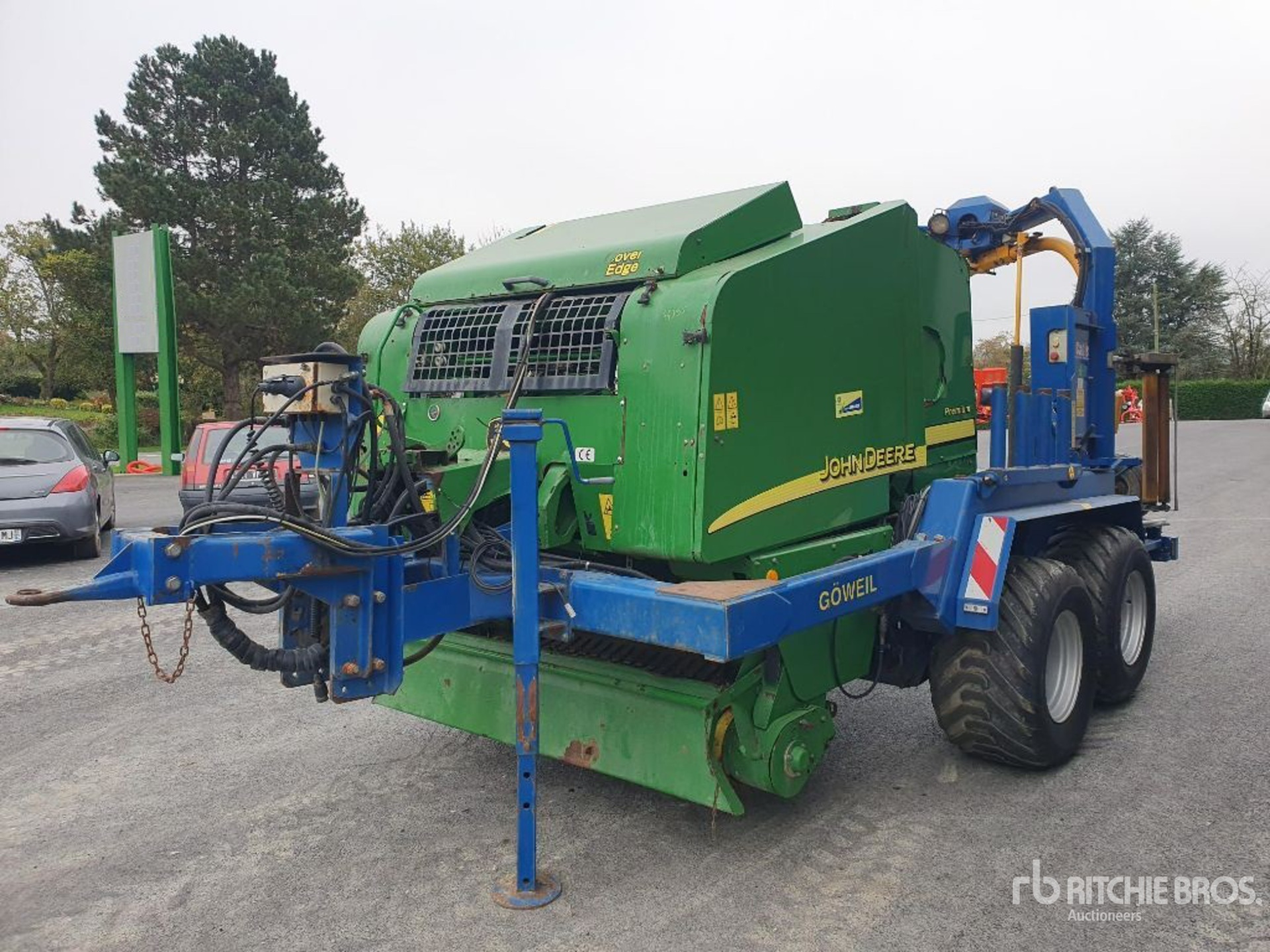 2007 John Deere 578 Combination Baler Wrapper