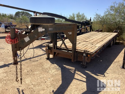 2003 Belshe 30 ft T/A Gooseneck Remorque pour équipement