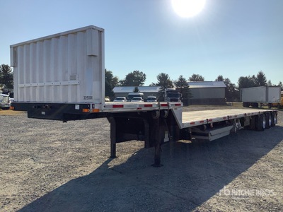 2008 Transcraft 60000 lb 52 ft Tri/A Single Drop Plataforma Rebajada