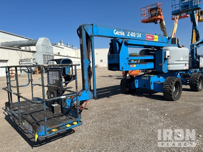 2014 Genie Z-60/34 4WD Diesel Articulating Boom Lift
