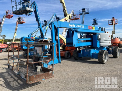 2014 Genie Z-60/34 4WD Diesel Articulating Boom Lift