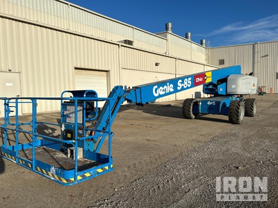 2015 Genie S-85 4WD Diesel Telescopic Boom Lift