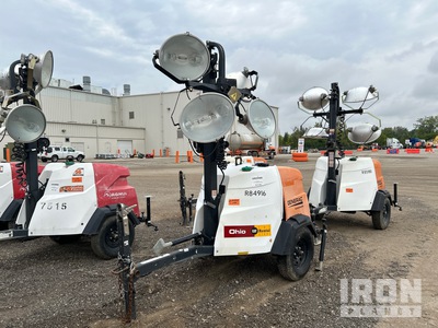2018 (unverified) Generac MLT6S 6 kVA Wieża oświetleniowa