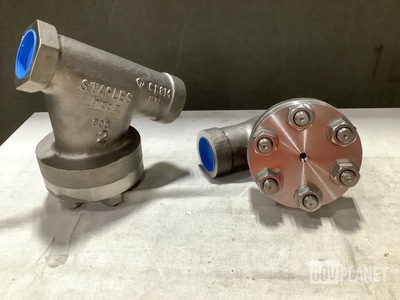 (2) Staples & Pfeiffer S-P142SW/SS-2.00IN-600-20MESH-SS Sediment Strainers