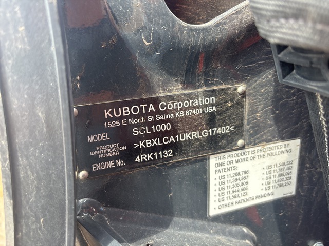 MINI CARGADOR SOBRE ORUGAS COMPACTO 2025 KUBOTA SCL1000MINI