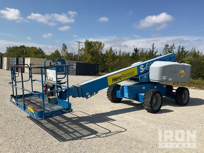 2014 GENIE S-60X 4WD Diesel Telescopic Boom Lift