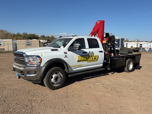 2024 AMCO V906N 4S 2390 kg Knuckle Boom on 2024 Dodge 5500 4x4 Crew Cab Flatbed Truck with Crane 2024 AMCO V906N 4S 2390 kg Knuckle Boom on 2024 Dodge 5500 4x4 Crew Cab Flatbed Truck with Crane