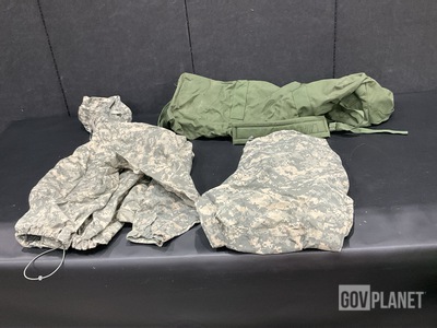 (18) Duffel Bags, (8) Smocks, (13) Barracks Bags & Assorted Items