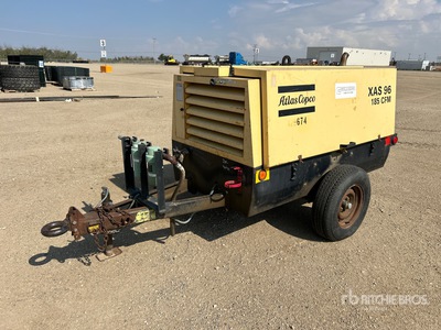 2002 Atlas Copco XAS96JD 185 cfm Luftkompressor