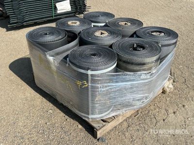Quantity of (8) 20 in Rolls of Rubber Belt Varios. Industrial